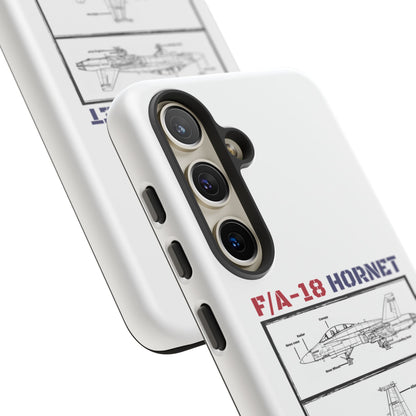 F/A-18 Hornet Schematic edition phone case