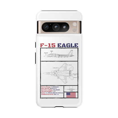 F-15 Schematic rigid Phone Case (USAF colour-ways)