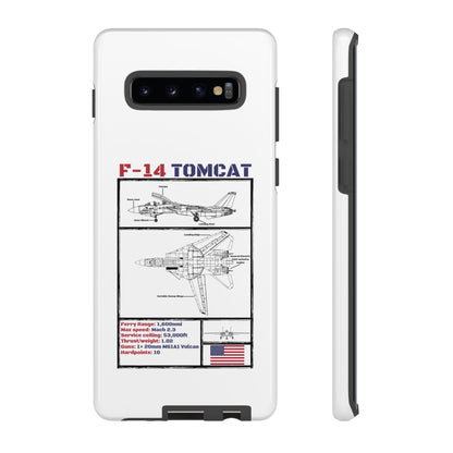 F-14 Tomcat Schematic edition phone case (USAF Colour-Way)