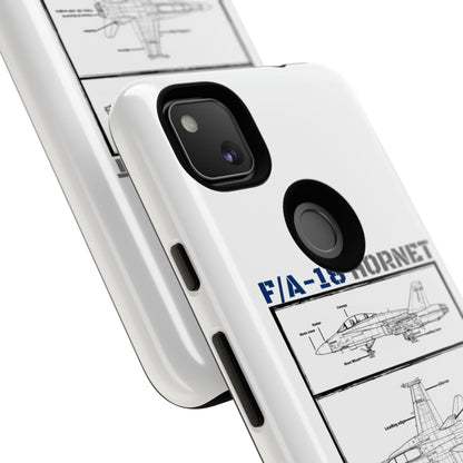F/A-18 Hornet Schematic edition phone case (FAF Colour-Way)