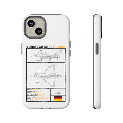 Eurofighter Typhoon Rigid Phone Case (Luftwaffe colour-ways)