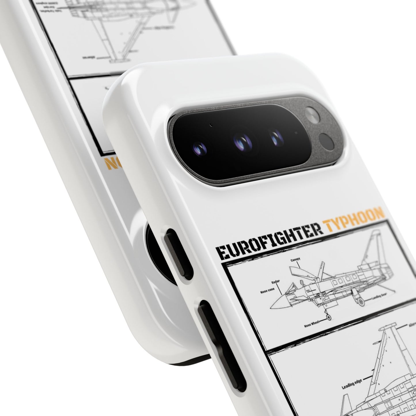 Eurofighter typhoon Schematic edition phone case (Luftwaffe Colour-Way)