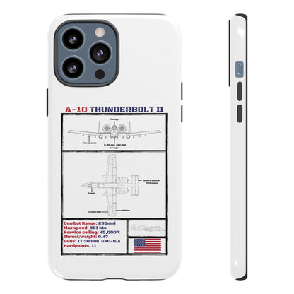 A-10 Schematic Rigid Phone Case (USAF colour-ways)