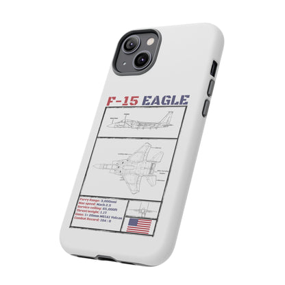 F-15 Schematic rigid Phone Case (USAF colour-ways)