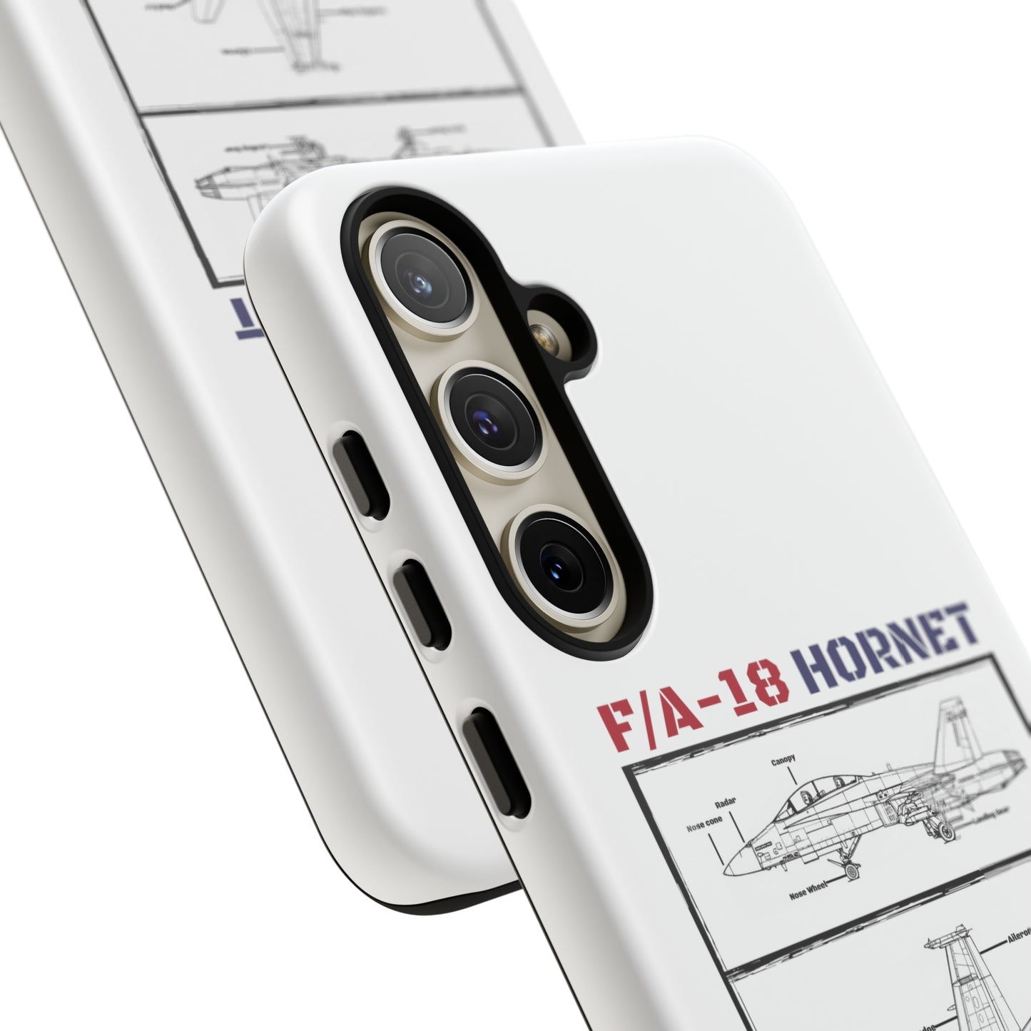 F/A-18 Schematic Rigid Phone Case (USAF colour-ways)