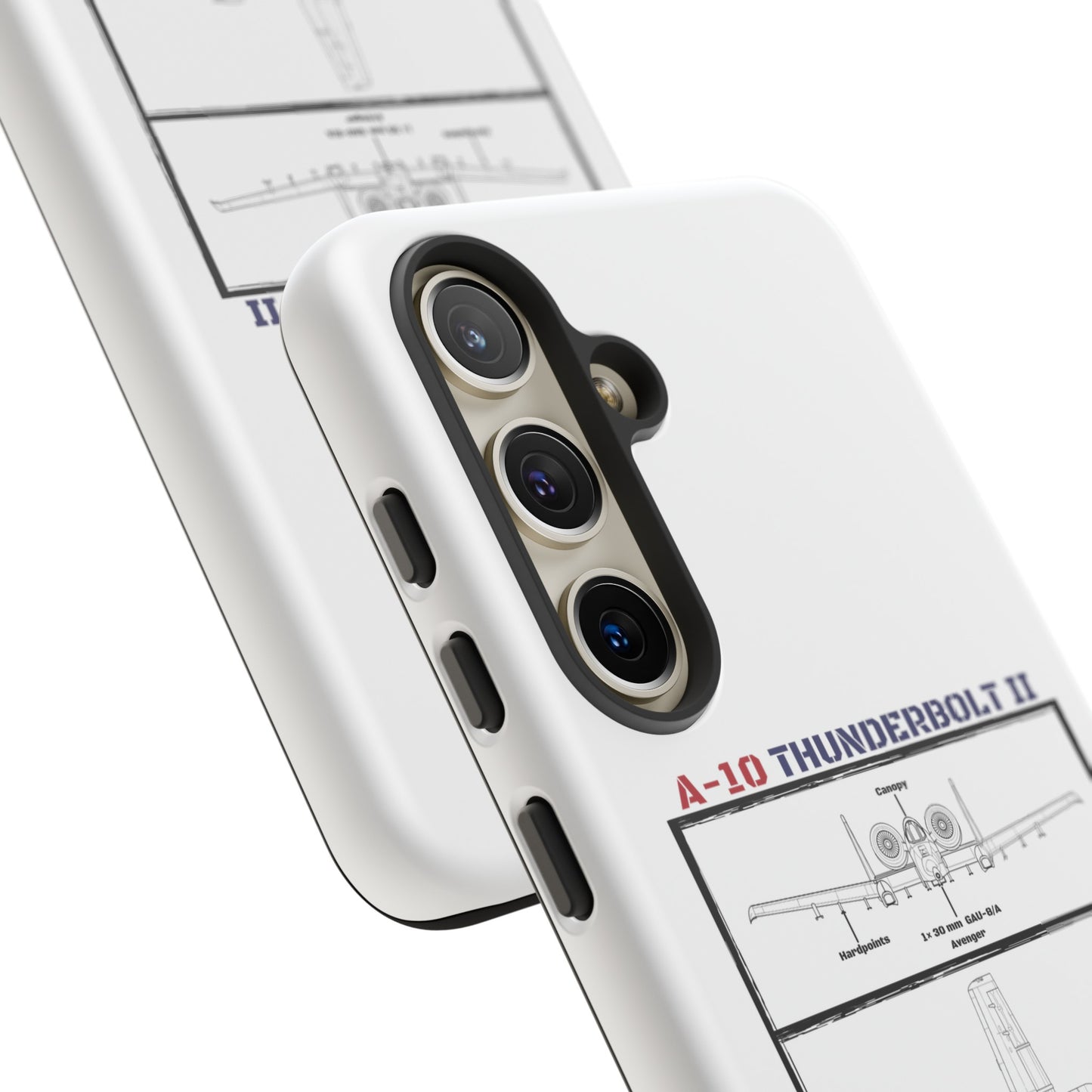 A-10 Schematic Rigid Phone Case (USAF colour-ways)