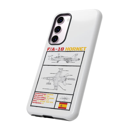 F/A-18 Hornet Schematic edition phone case (EDA Colour-Way)