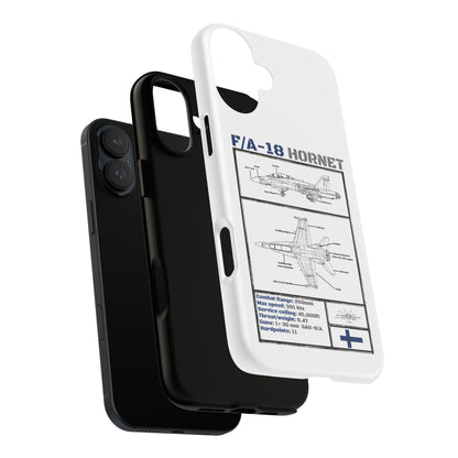 F/A-18 Hornet Schematic edition phone case (FAF Colour-Way)