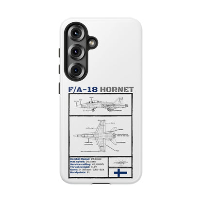 F/A-18 Hornet Schematic edition phone case (FAF Colour-Way)