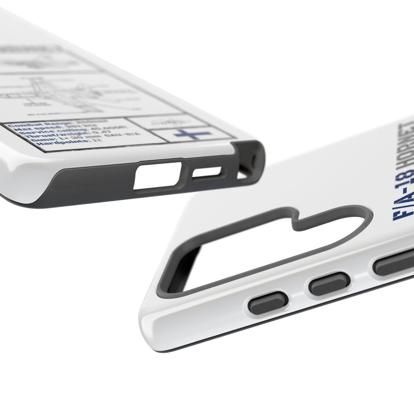 F/A-18 Hornet Schematic edition phone case (FAF Colour-Way)