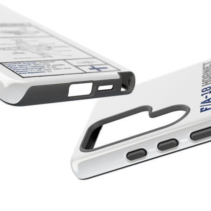 F/A-18 Hornet Schematic edition phone case (FAF Colour-Way)