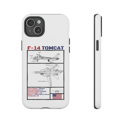 F-14 Tomcat Schematic edition phone case