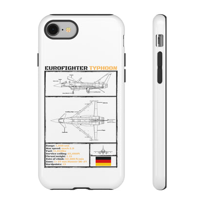 Eurofighter Typhoon Rigid Phone Case (Luftwaffe colour-ways)