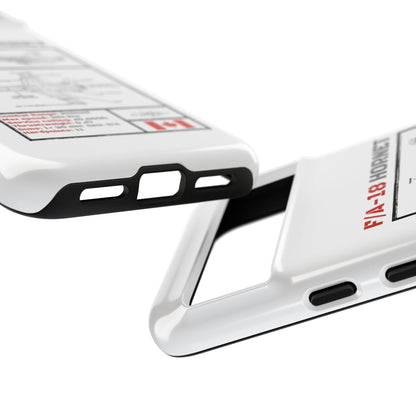 F/A-18 Hornet Schematic edition phone case (RCAF Colour-Way)