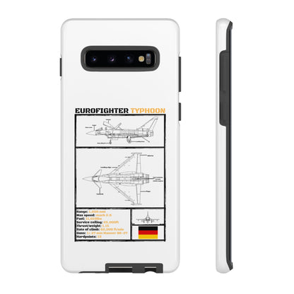 Eurofighter typhoon Schematic edition phone case (Luftwaffe Colour-Way)