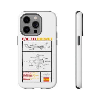 F/A-18 Hornet Schematic edition phone case (EDA Colour-Way)