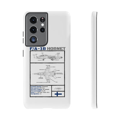 F/A-18 Hornet Schematic edition phone case (FAF Colour-Way)