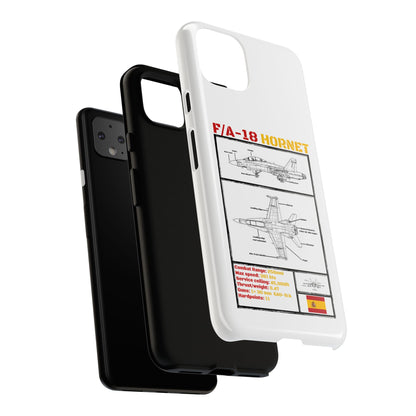 F/A-18 Hornet Schematic edition phone case (EDA Colour-Way)