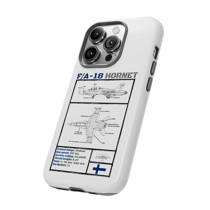 F/A-18 Hornet Schematic edition phone case (FAF Colour-Way)