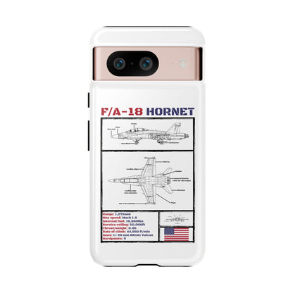 F/A-18 Hornet Schematic edition phone case