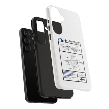 F/A-18 Hornet Schematic edition phone case (FAF Colour-Way)