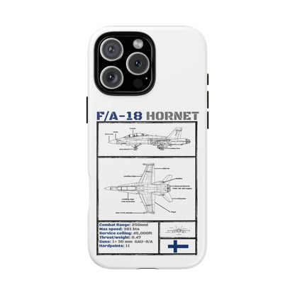 F/A-18 Hornet Schematic edition phone case (FAF Colour-Way)