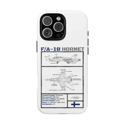 F/A-18 Hornet Schematic edition phone case (FAF Colour-Way)