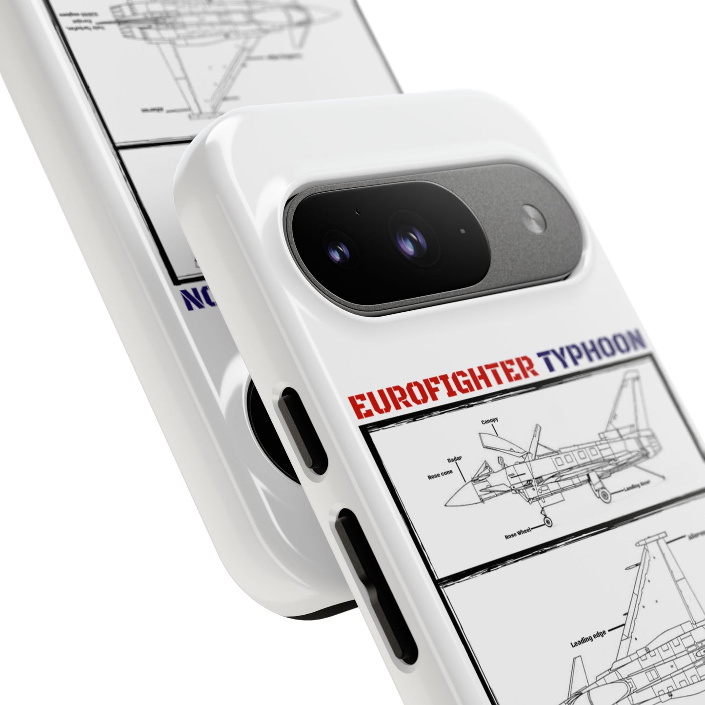 Eurofighter typhoon Schematic edition phone case (RAF Colour-Way)