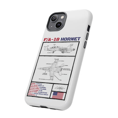 F/A-18 Hornet Schematic edition phone case