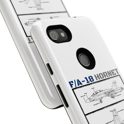 F/A-18 Hornet Schematic edition phone case (FAF Colour-Way)