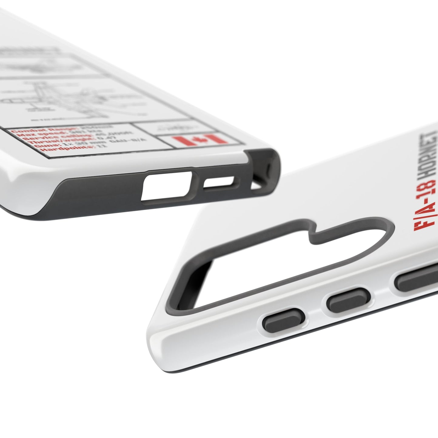 F/A-18 Hornet Schematic edition phone case (RCAF Colour-Way)