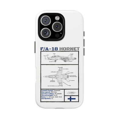 F/A-18 Hornet Schematic edition phone case (FAF Colour-Way)