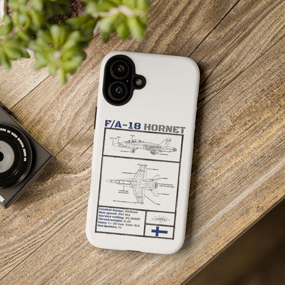 F/A-18 Hornet Schematic edition phone case (FAF Colour-Way)