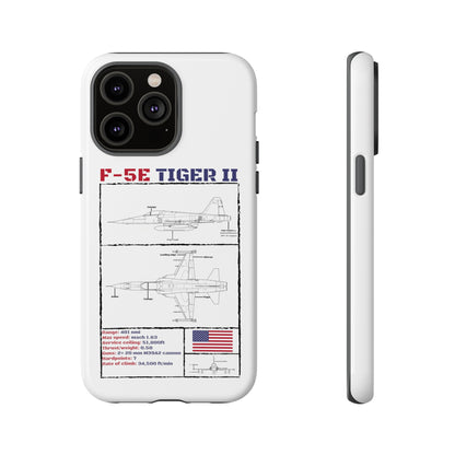 F-5E Schematic Durable Phone Case (USAF colour-ways)