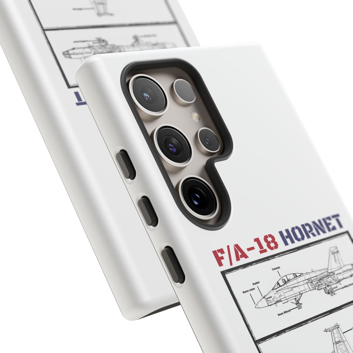 F/A-18 Hornet Schematic edition phone case