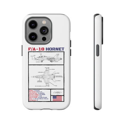 F/A-18 Hornet Schematic edition phone case (USAF Colour-Way)