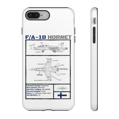 F/A-18 Hornet Schematic edition phone case (FAF Colour-Way)