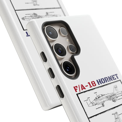 F/A-18 Schematic Rigid Phone Case (USAF colour-ways)