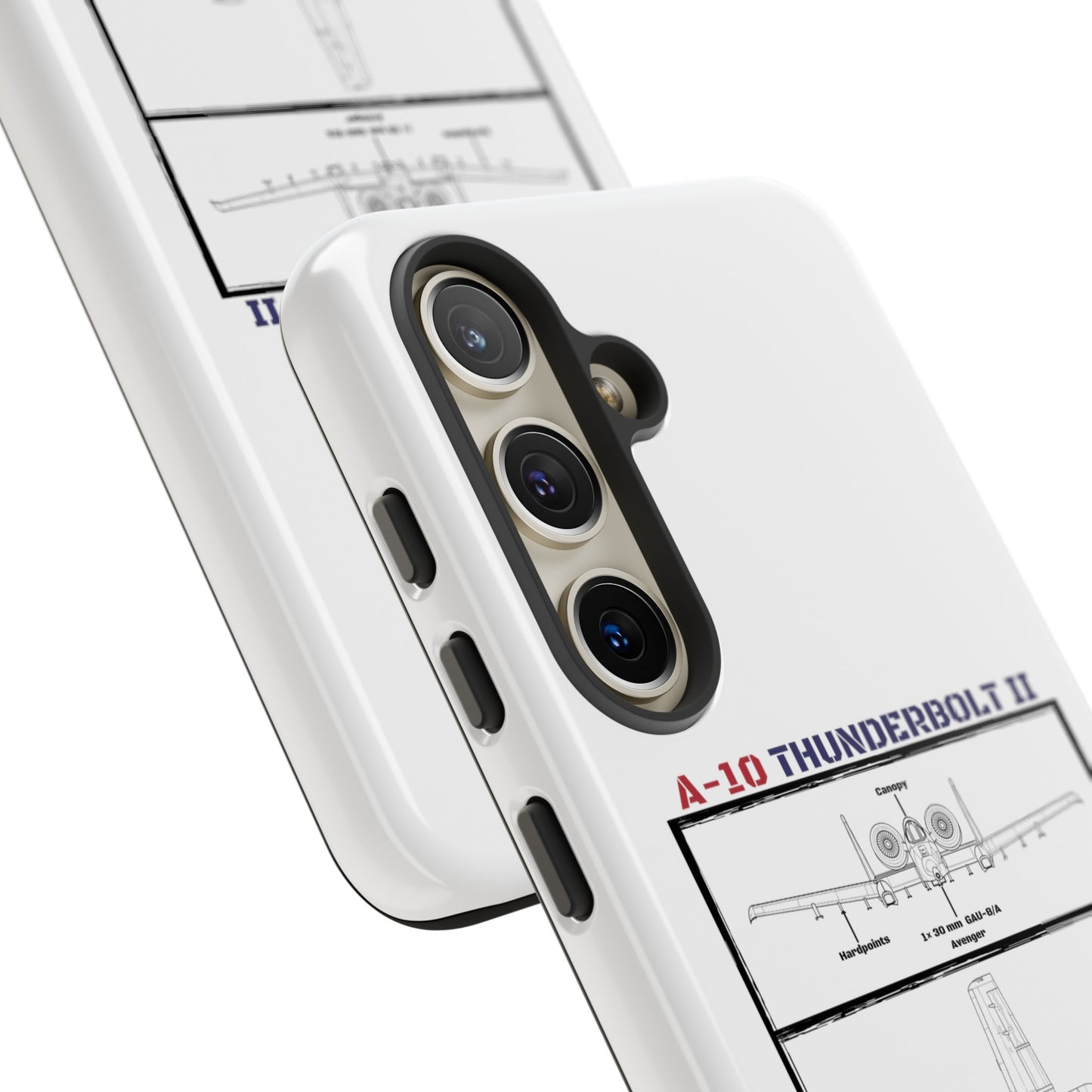 A-10 Schematic Rigid Phone Case (USAF colour-ways)