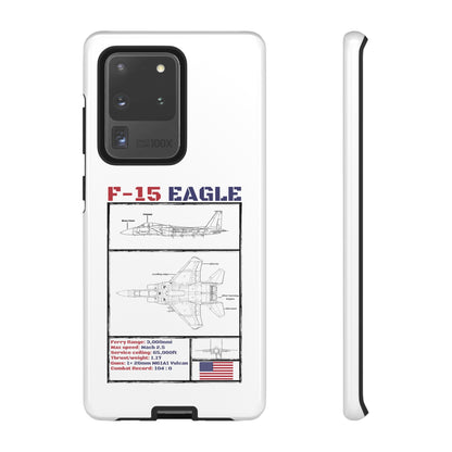 F-15 Schematic rigid Phone Case (USAF colour-ways)