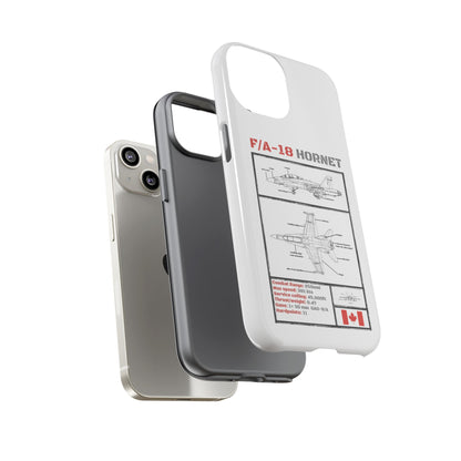 F/A-18 Hornet Schematic edition phone case (RCAF Colour-Way)