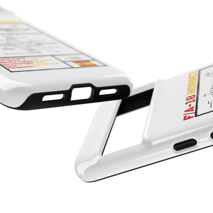 F/A-18 Hornet Schematic edition phone case (EDA Colour-Way)