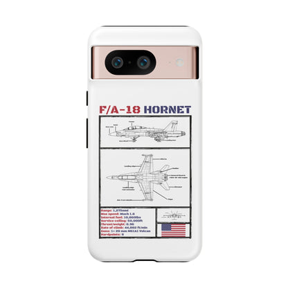 F/A-18 Hornet Schematic edition phone case