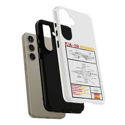 F/A-18 Hornet Schematic edition phone case (EDA Colour-Way)