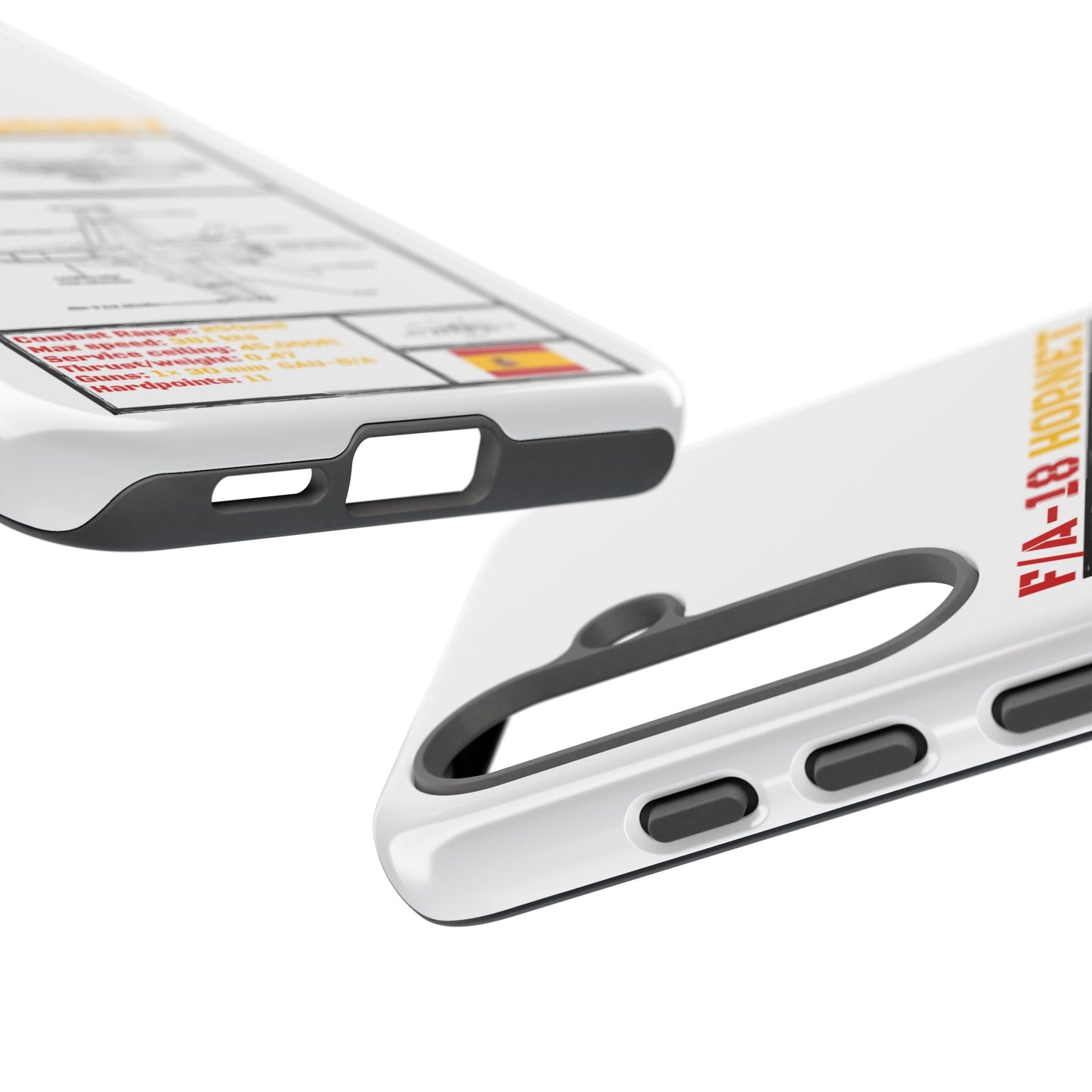 F/A-18 Hornet Schematic edition phone case (EDA Colour-Way)
