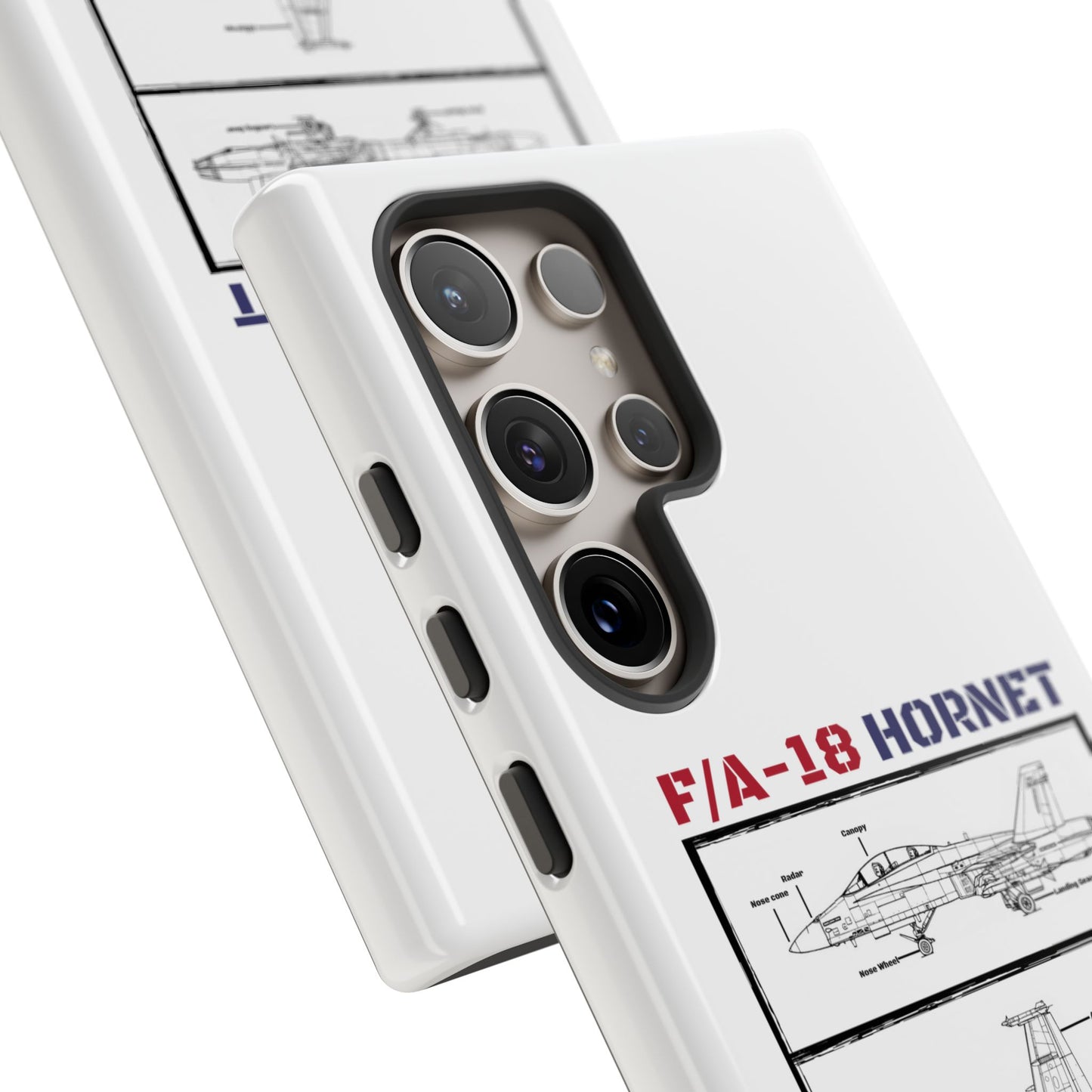 F/A-18 Hornet Schematic edition phone case (USAF Colour-Way)