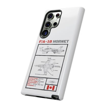 F/A-18 Hornet Schematic edition phone case (RCAF Colour-Way)