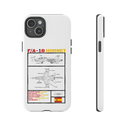 F/A-18 Hornet Schematic edition phone case (EDA Colour-Way)