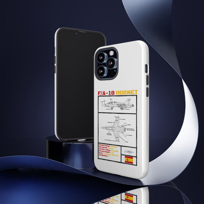 F/A-18 Hornet Schematic edition phone case (EDA Colour-Way)