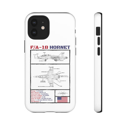 F/A-18 Schematic Rigid Phone Case (USAF colour-ways)